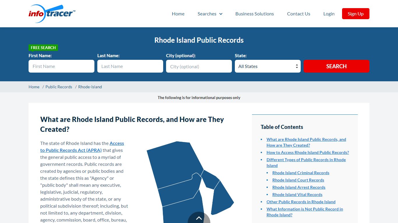 RI Public Records | Rhode Island Criminal, Arrest, Police Records ...