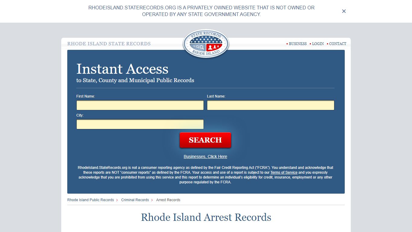 Rhode Island Arrest Records | StateRecords.org